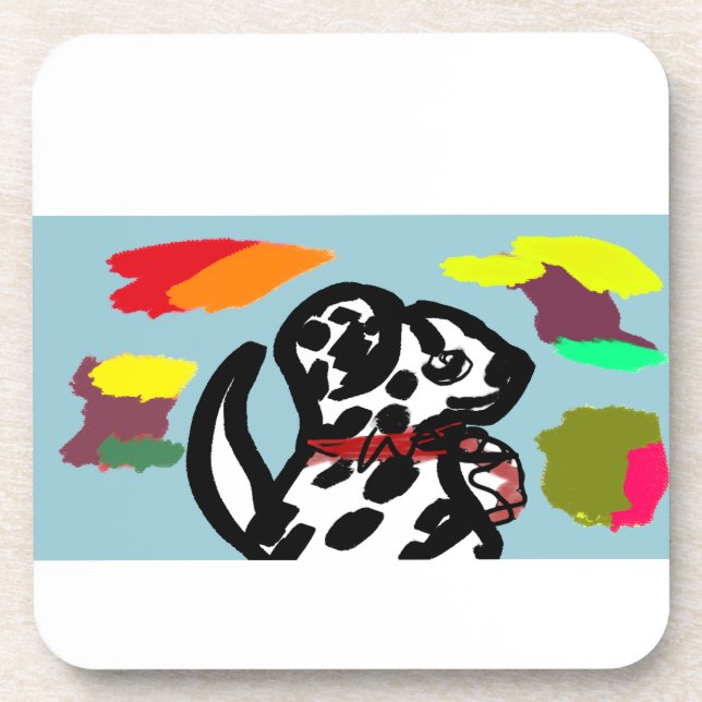 Porta-copo Dalmaciano no outono (Frente)