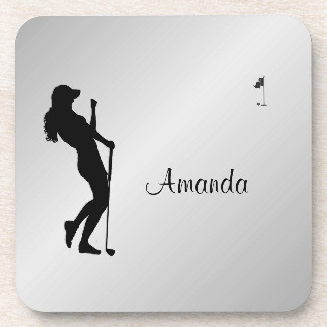 Porta-copo Damas Golfer Personal (Frente)