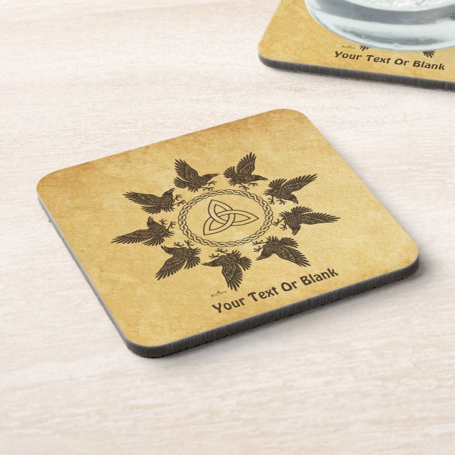 Porta-copo Dança do Círculo de Ravens (Left Side)