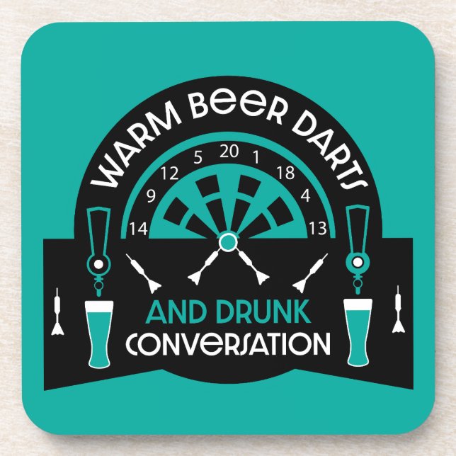 Porta-copo Dardos de Pub Clássicos (Frente)