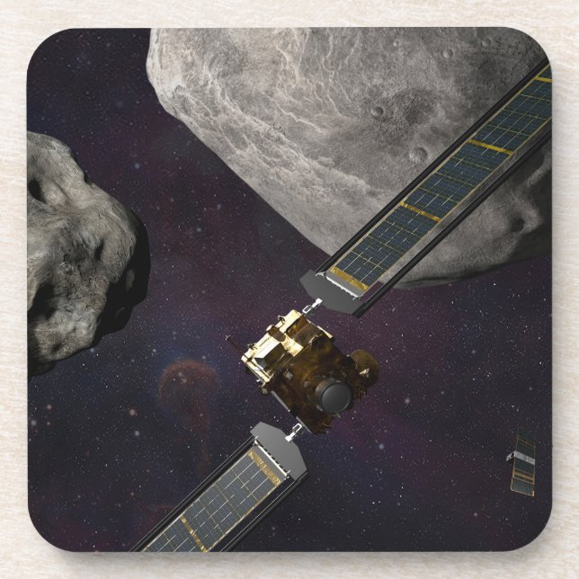 Porta-copo Dart Spacecraft E Liciacube Antes Do Impacto (Frente)