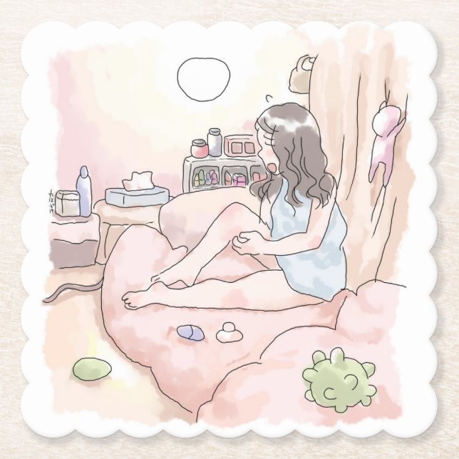 PORTA-COPO DE PAPEL さにれにじ (Frente)