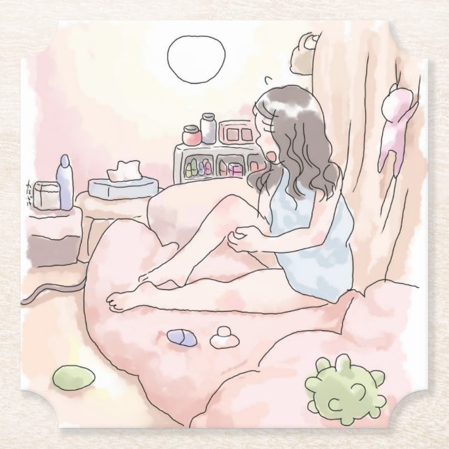 PORTA-COPO DE PAPEL さにれにじ　リラックス (Frente)