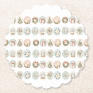 PORTA-COPO DE PAPEL クリスマスコースター