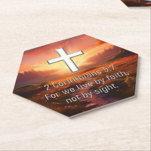 Porta-copo De Papel 2 Corintianos 5:7