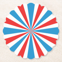 Porta-copo De Papel 4 de julho Vermelho, Branco e Azul Impulso Solar