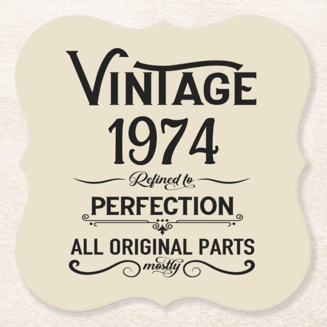 Porta-copo De Papel 50ª festa de aniversário personalizada (Frente)