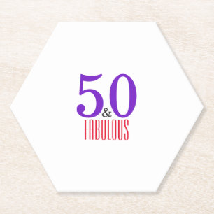 Porta-copo De Papel 50 e Fabuloso Aniversário