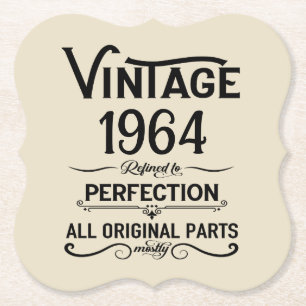 Porta-copo De Papel 60 presentes de aniversário personalizados