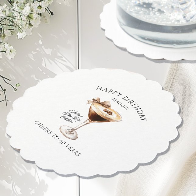 Porta-copo De Papel 80 de Porta copos personalizada Espresso Martini (Criador carregado)