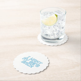 Porta-copo De Papel 80s com sobra