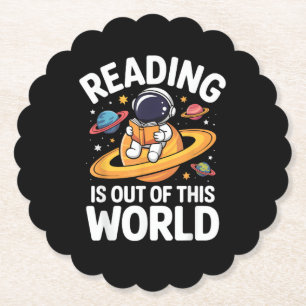 Porta-copo De Papel A Leitura é Fora deste Mundo Espaço Livros Diverti