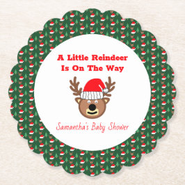 Porta-copo De Papel A Little Reindeer Is On The Way