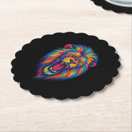 PORTA-COPO DE PAPEL A PAINTED LION