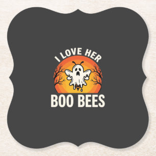 Porta-copo De Papel Abejas de Boo Diseño Divertido de Abeja Fantasma d