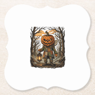 Porta-copo De Papel Abóbora Assustadora Lanterna Coruja Hau do Hallowe
