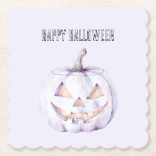 Porta-copo De Papel Abóbora de Halloween Lavanda