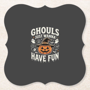 Porta-copo De Papel Aboboras de Halloween Divertidas para Gulosos