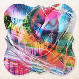 PORTA-COPO DE PAPEL ABSTRATO 4