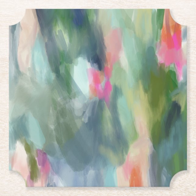 Porta-copo De Papel Abstrato Art Paper Porta copos (Frente)