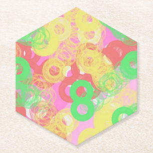 Porta-copo De Papel abstrato art yaei 88888
