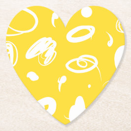 Porta-copo De Papel Abstrato ilustrações desenhadas à mão Porta copos