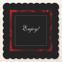 Acento Floral Vermelho Moderno