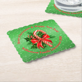 Porta-copo De Papel Adicionar Nome Alterar Texto Vermelho Verde