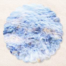 Porta-copo De Papel Água de ondas