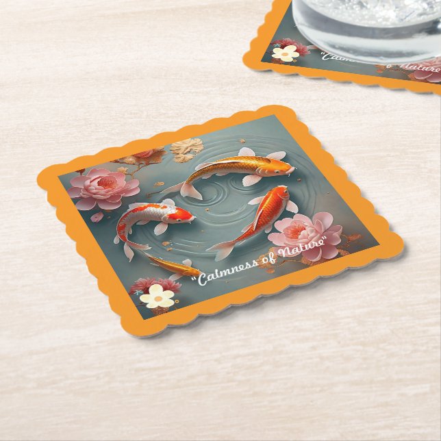 Porta-copo De Papel "Água Lily Serenity" (Angular)