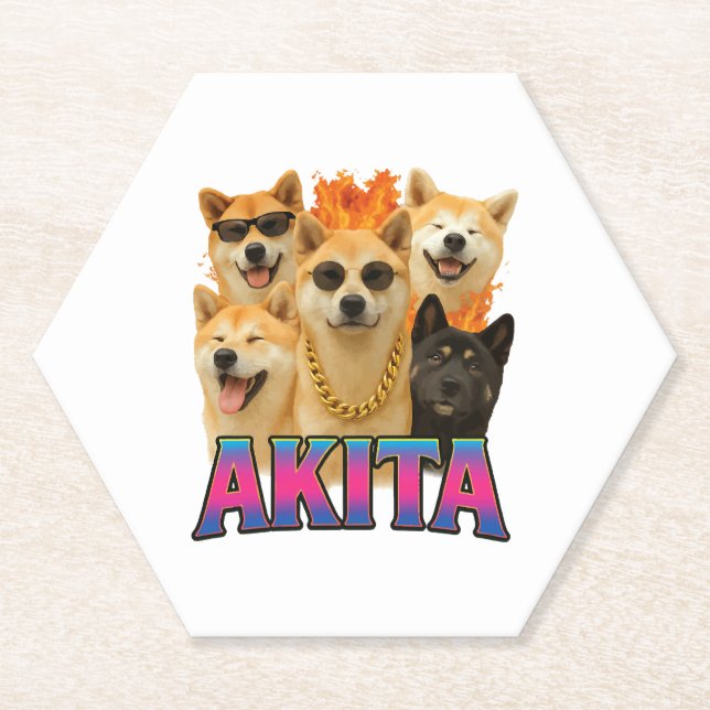 Porta-copo De Papel Akita  (Frente)