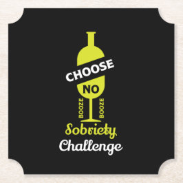 Porta-copo De Papel Álcool Sobriedade Álcool Suporte Teetotal Sem Álco