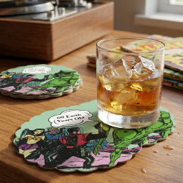 Porta-copo De Papel Alienígena Space man futurística Sci=Fi