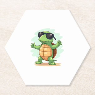Porta-copo De Papel Amante de os animais De Tartaruga Do Mar Dabbing S