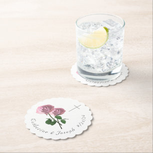 Porta-copo De Papel Amoim em Flor Toalha de Bebê