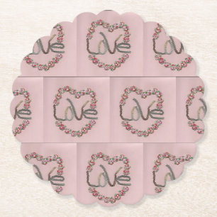 Porta-copo De Papel Amor de Rosebud