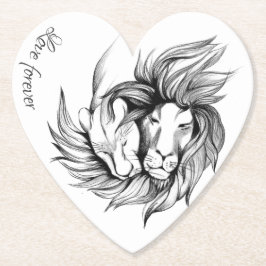 Porta-copo De Papel Amor eterno