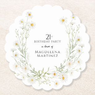Porta-copo De Papel Aniversário de 21 anos Abril Mês de Aniversário Ma