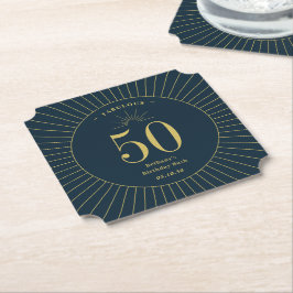 Porta-copo De Papel Aniversário de Casamento de Números Fabulosos e Fe