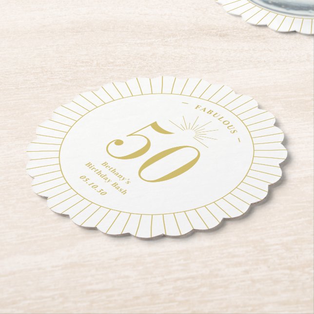 Porta-copo De Papel Aniversário de Casamento de Números Fabulosos e Fe (Angular)