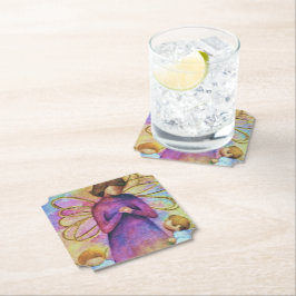 Porta-copo De Papel Anjos de Natal