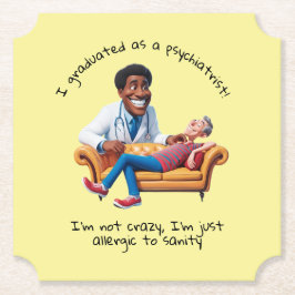 Porta-copo De Papel ANTISTRESS psychiatrist THERAPIST party therapy