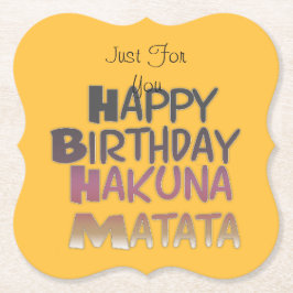 Porta-copo De Papel Apenas para seu feliz aniversário