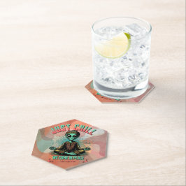 Porta-copo De Papel Apenas relaxe, nós viemos em paz