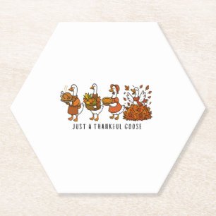 Porta-copo De Papel Apenas um Feliz Dia de Ação de Graças de Goose