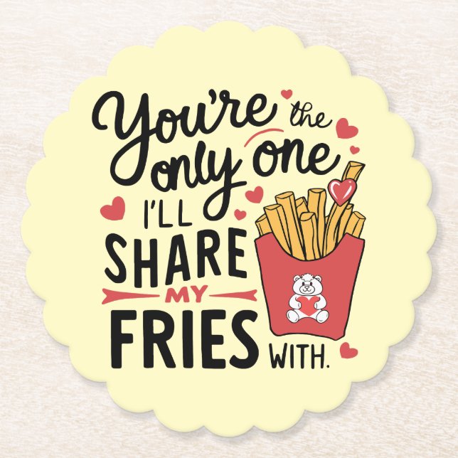 Porta-copo De Papel Aquele que eu vou compartilhar minhas fadas com Na (Frente)