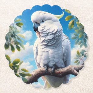 Porta-copo De Papel Arte do Cockatoo