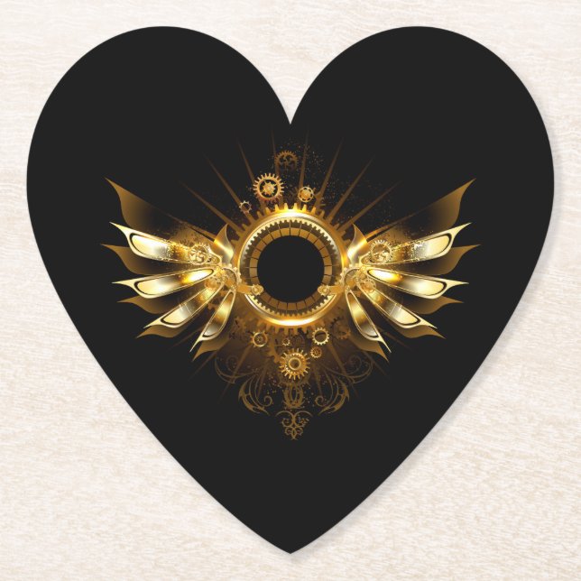 Porta-copo De Papel Asas de vapor (Frente)