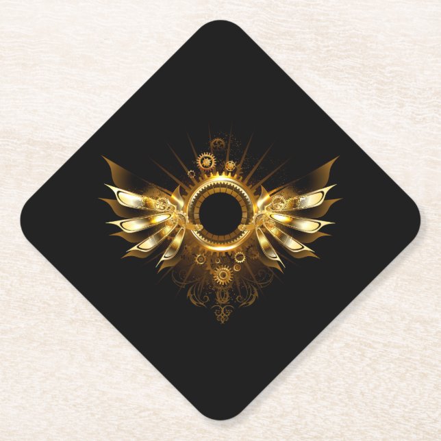 Porta-copo De Papel Asas de vapor (Frente)