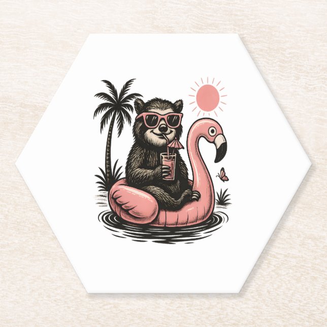 Porta-copo De Papel Ataque Sloth Team (Frente)